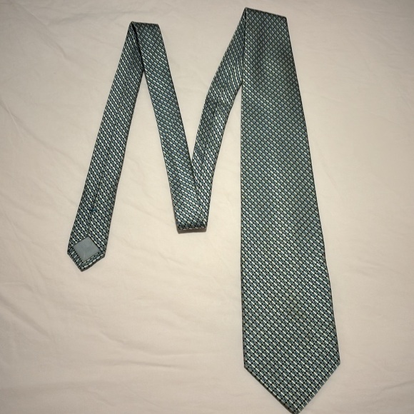 Kenzo Homme blue silver tie - Picture 6 of 8